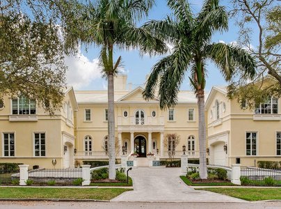 Extraordinary Estate Positioned on the Open Bay Along Davis Islands